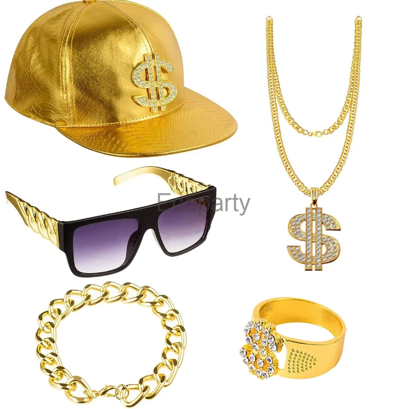 Men'S Accessories In The 90S - 80s 90s Set Aksesori kostum Hip