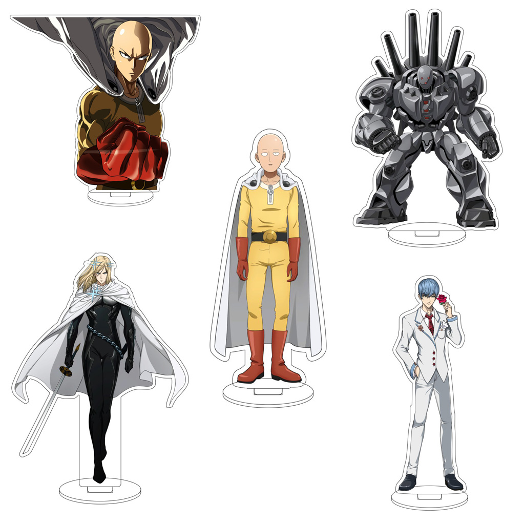 Men Accessories For Gift - 16CM Anime One-Punch Man Saitama God