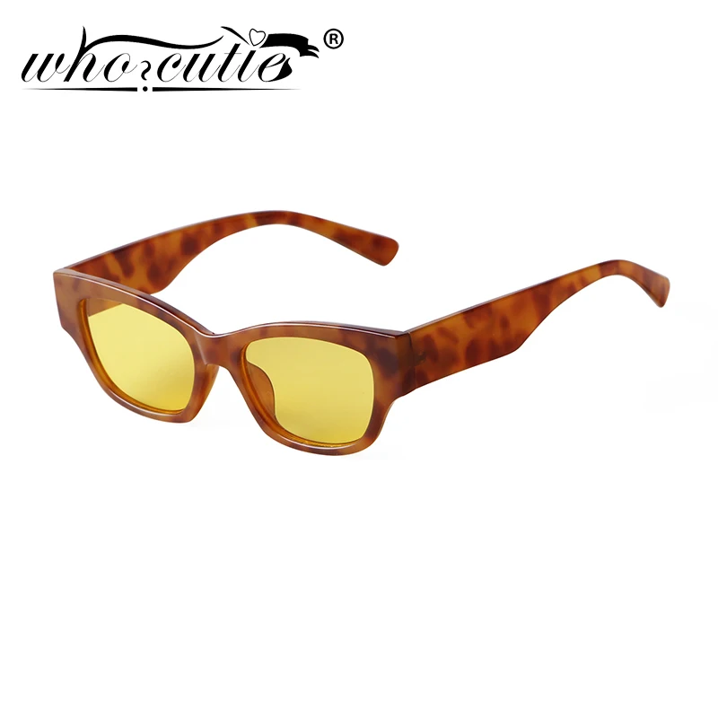 Men'S Accessories In The 90S - Kacamata Hitam Mata Kucing Wanita Kuning