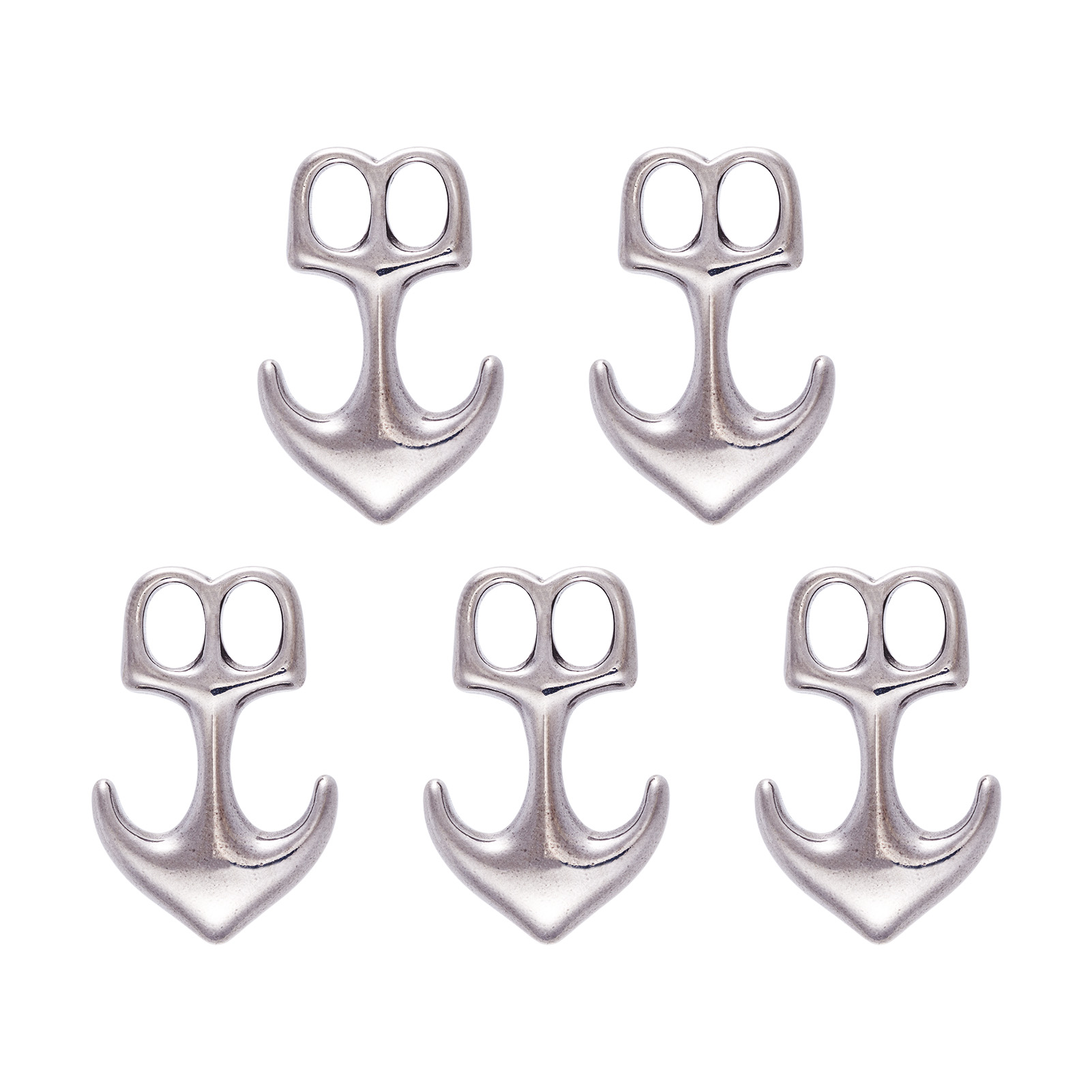 Men'S Accessories Jewelry Bracelet - 5 Buah Gesper Kait Jangkar Konektor