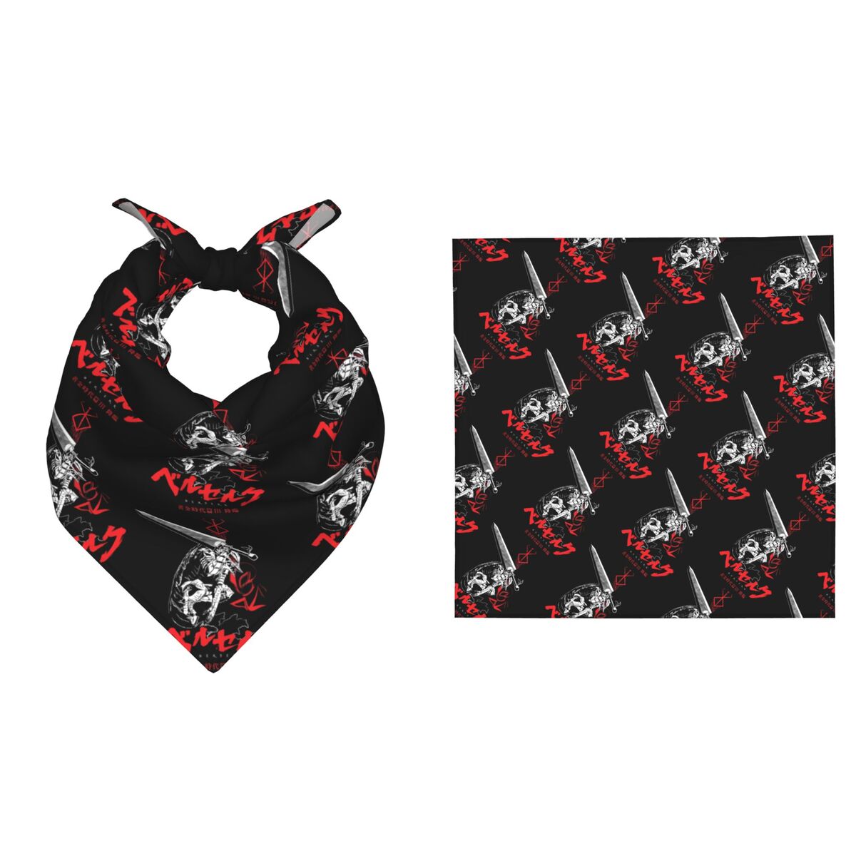 Men Accessories Brands - 55CM B-Berserks Bandana Pesta Liburan Upacara