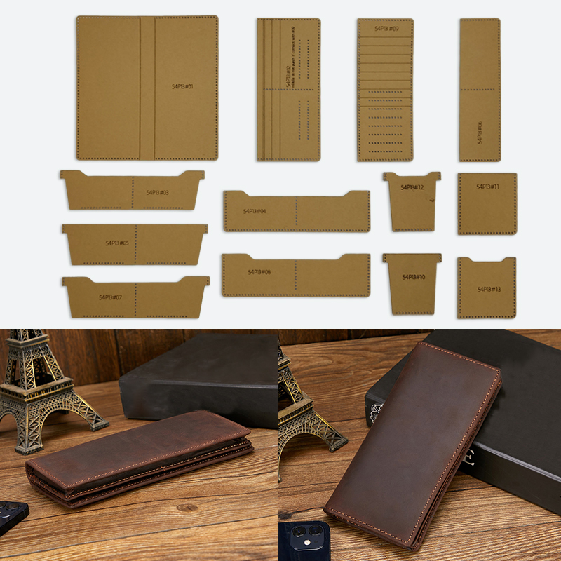 Bifold Leather Wallet - YOMDID 13 buah dompet lipat panjang