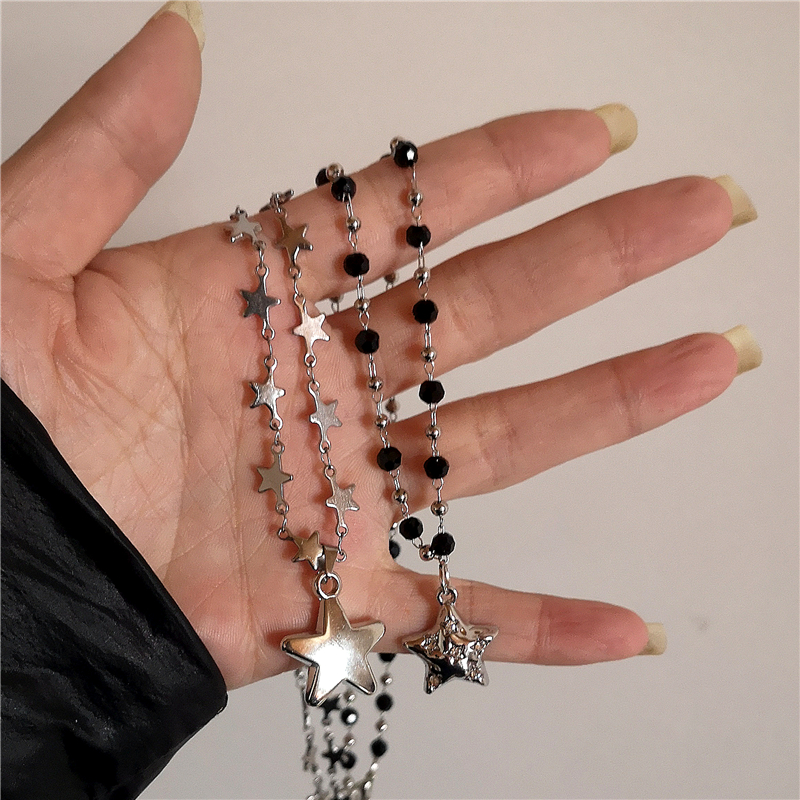 Men'S Accessories In The 90S - Kpop Kalung Rantai Liontin Bintang Antik