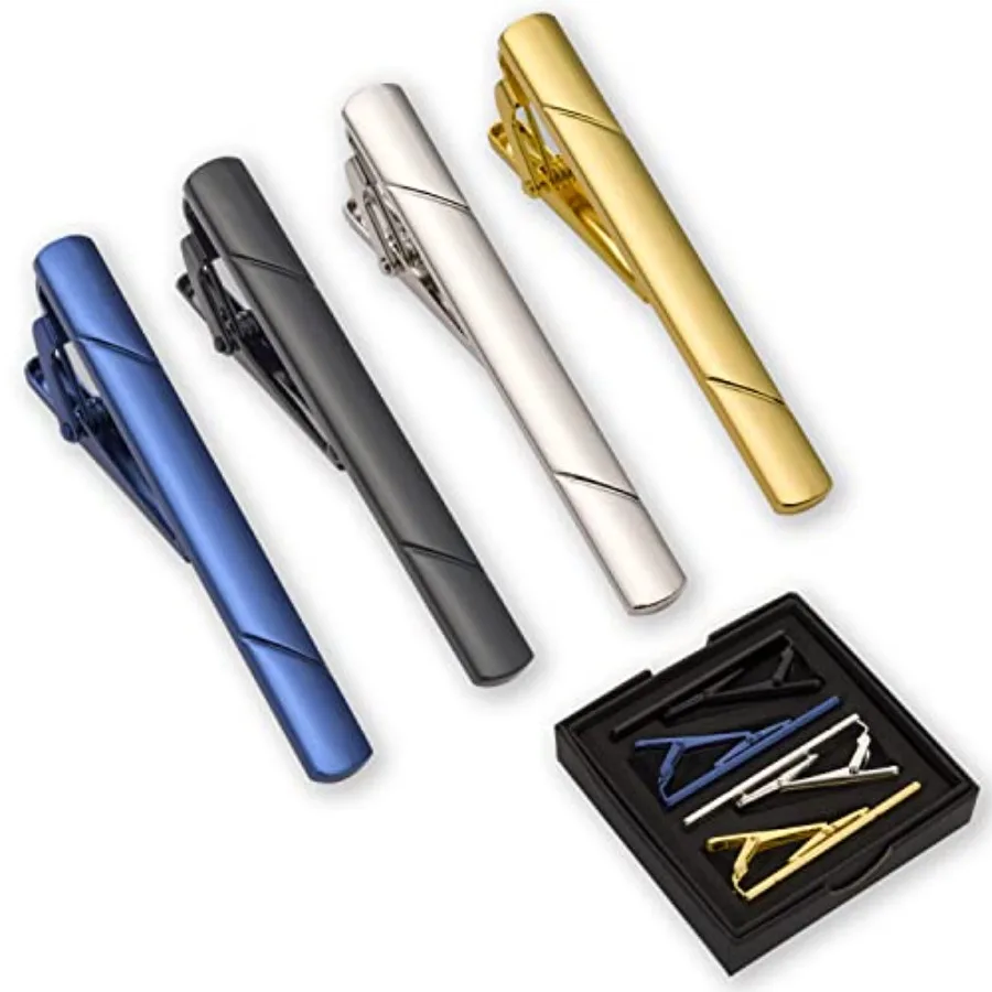 Men Accessories For Gift - 4 Buah Klip Dasi untuk Pria
