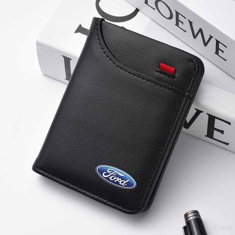 Bifold Leather Wallet - Dompet Kulit Tas Kartu ID SIM