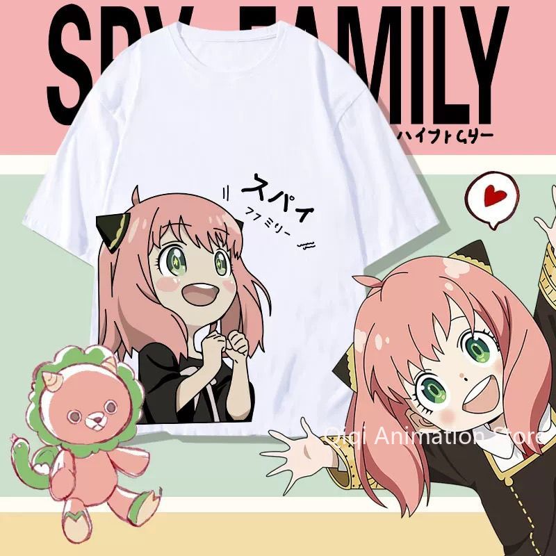 Men Accessories For Gift - SPY×FAMILY Anime Anya Forger Kaus Lengan