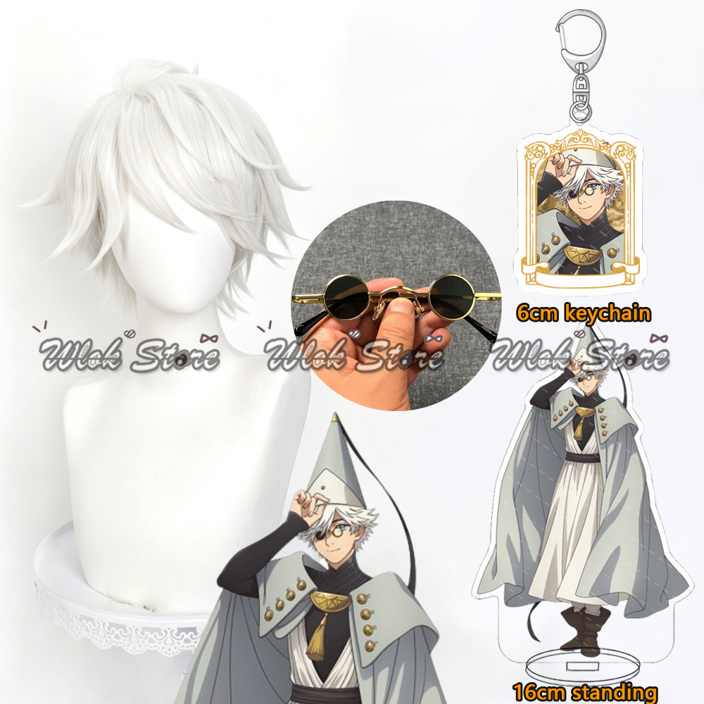 Men Accessories In Silver - Topi Penyihir Anime Atelier Wizard Qifrey