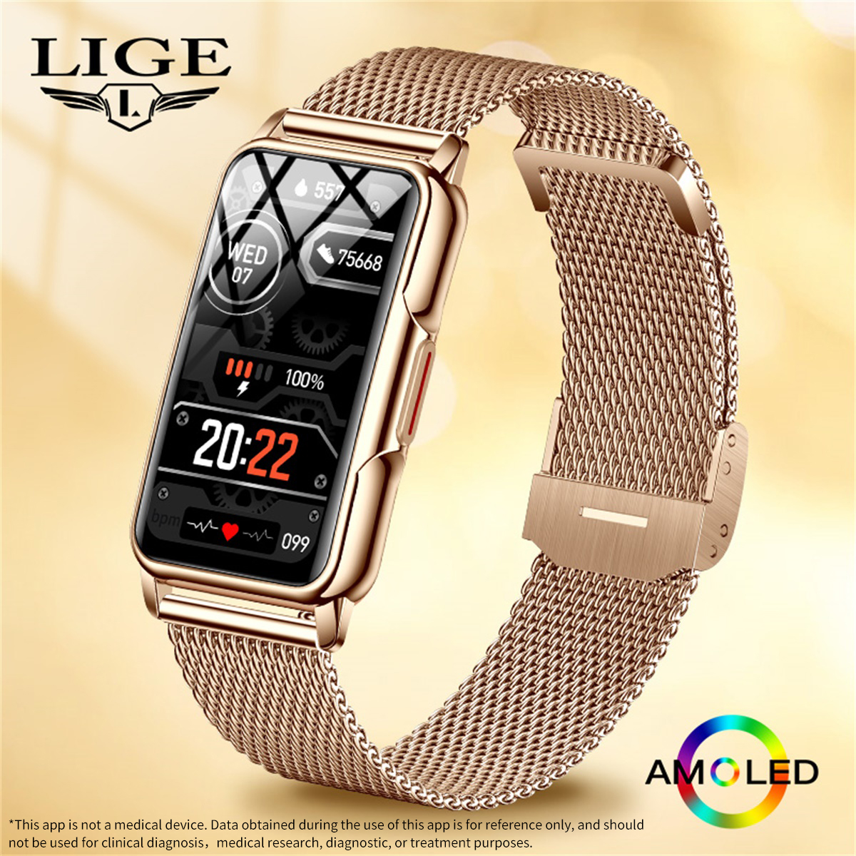 Men'S Accessories Jewelry Bracelet - LIGE Jam Tangan Pintar Pria Wanita