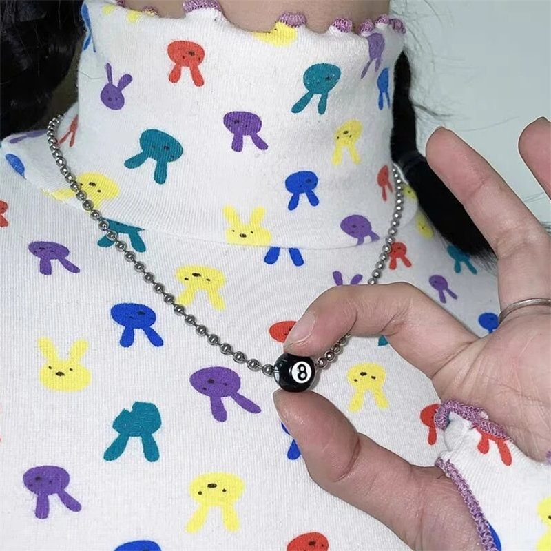 Kpop mode antik hitam 8 bola B - Men'S Accessories In The 90S ulasan dan harga