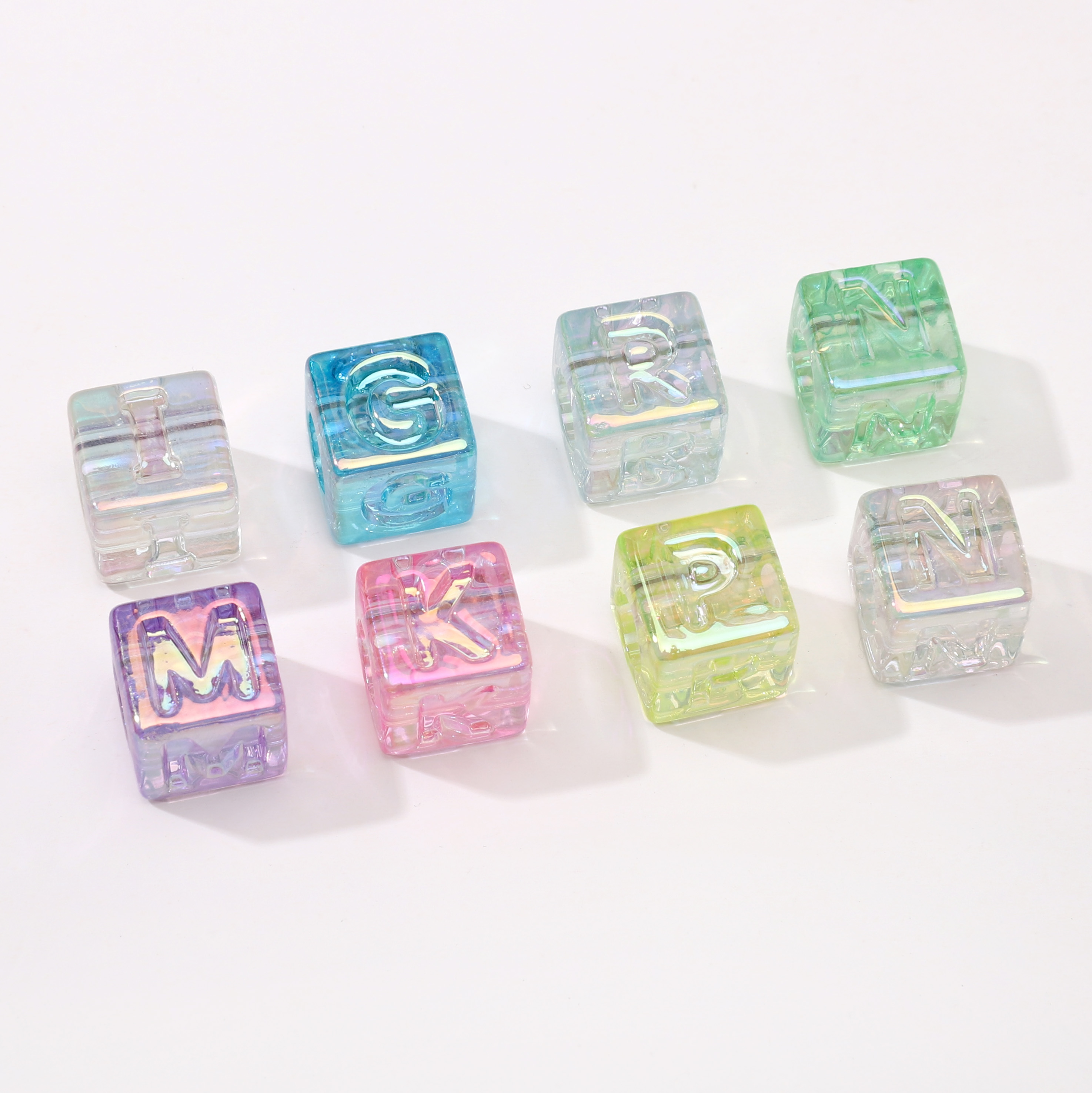 10Pcs Manik-manik Huruf Warna- - Men'S Accessories Jewelry Bracelet ulasan dan harga