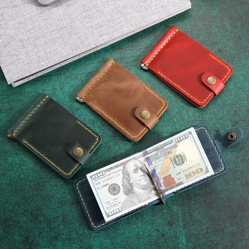 Dompet Jepit Uang Kulit Crazy  - Card Case Minimalist ulasan dan harga