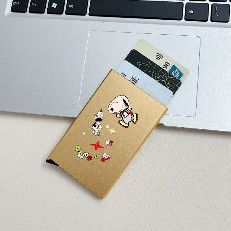 Snoopy Dompet Pintar Rfid Temp - Card Case Minimalist ulasan dan harga