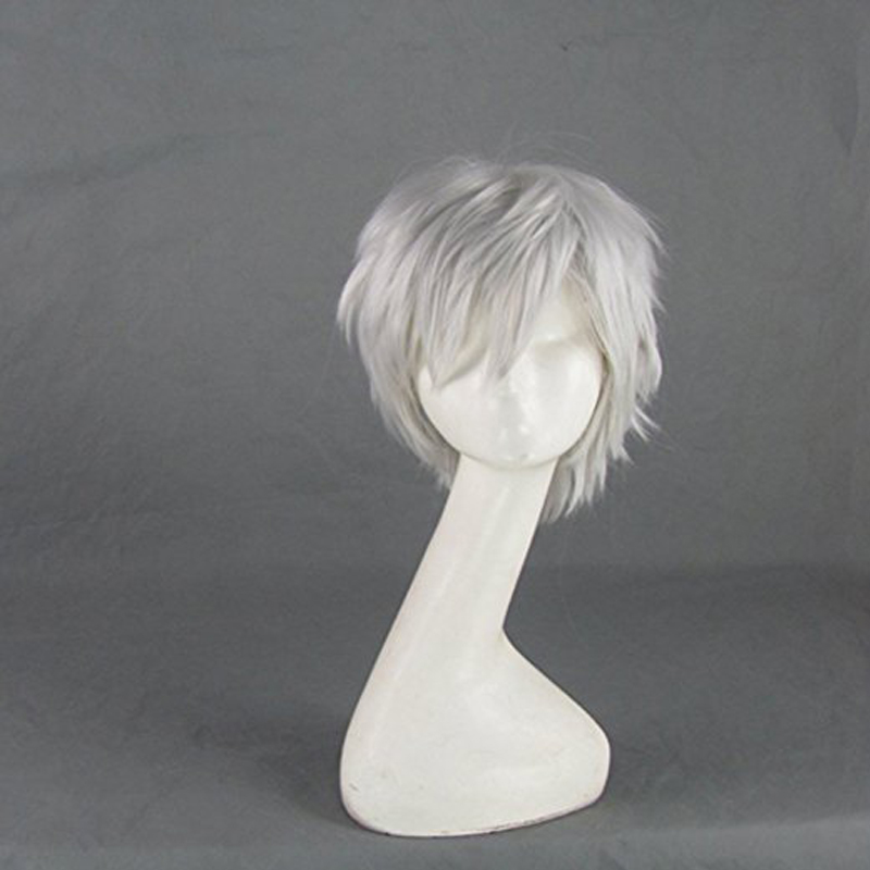 Wig Cosplay Pendek Jack Frost  - Men Accessories In Silver ulasan dan harga