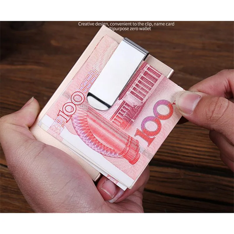 Dompet Kartu Logam Desainer Te - Card Case Minimalist ulasan dan harga