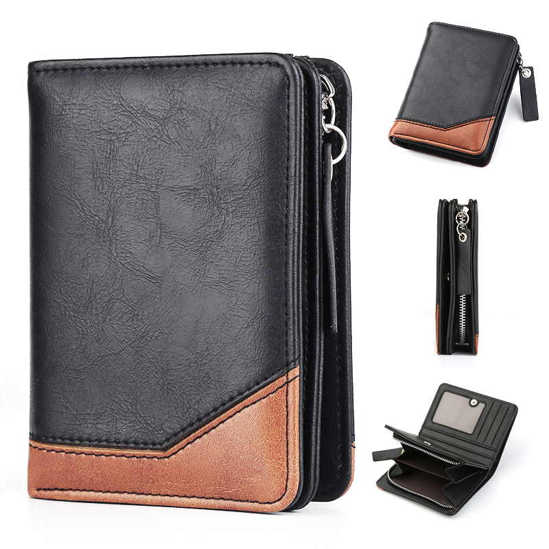Dompet pendek Pria, kapasitas  - Bifold Leather Wallet ulasan dan harga