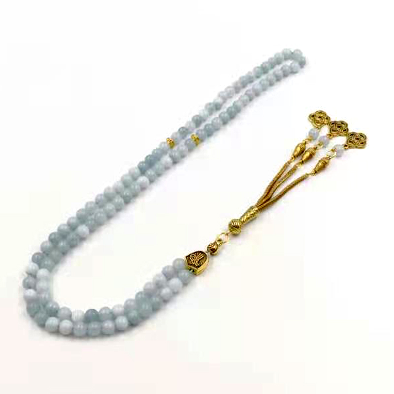Tasbih gelang Muslim batu Aqua - Men Accessories Hk ulasan dan harga