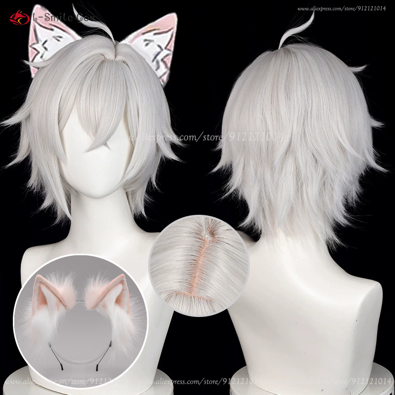 Wig Cosplay ZZZ Seth Lowell 30 - Men Accessories In Silver ulasan dan harga