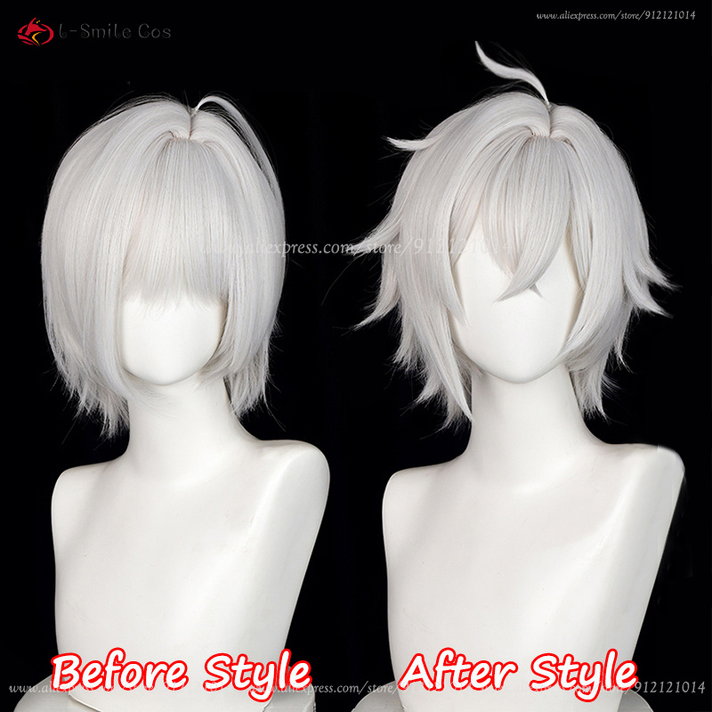 Wig Cosplay ZZZ Seth Lowell 30 - Men Accessories In Silver ulasan dan harga