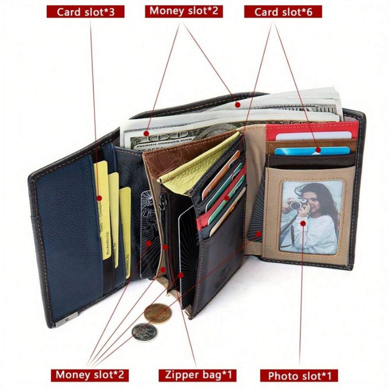 Tas Buatan Tangan Wanita Elega - Bifold Leather Wallet ulasan dan harga