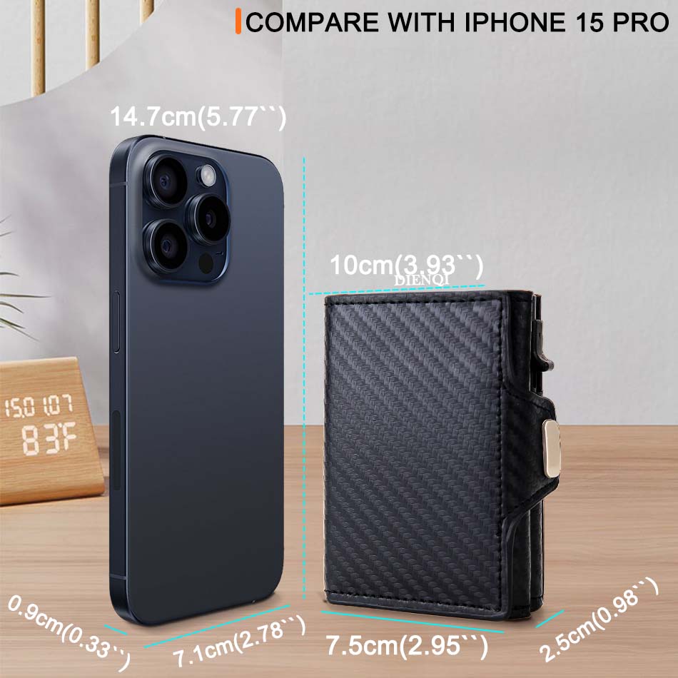 Dompet Pop Up Anti RFID untuk  - Bifold Leather Wallet ulasan dan harga