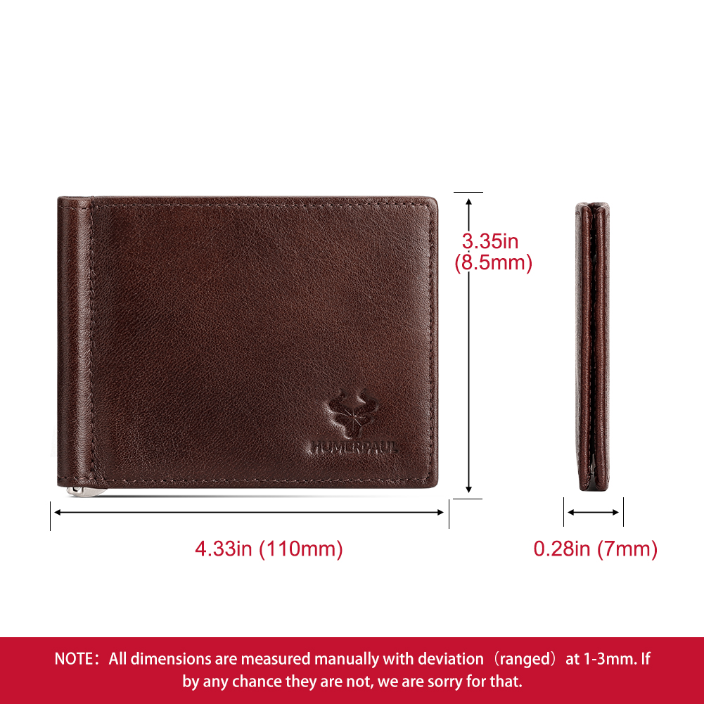 Dompet pria kulit asli, dompet - Bifold Leather Wallet ulasan dan harga