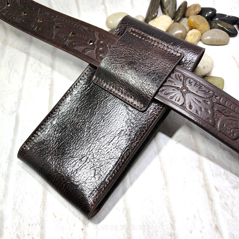 Tas Pinggang ponsel kulit asli - Men Accessories Pack ulasan dan harga
