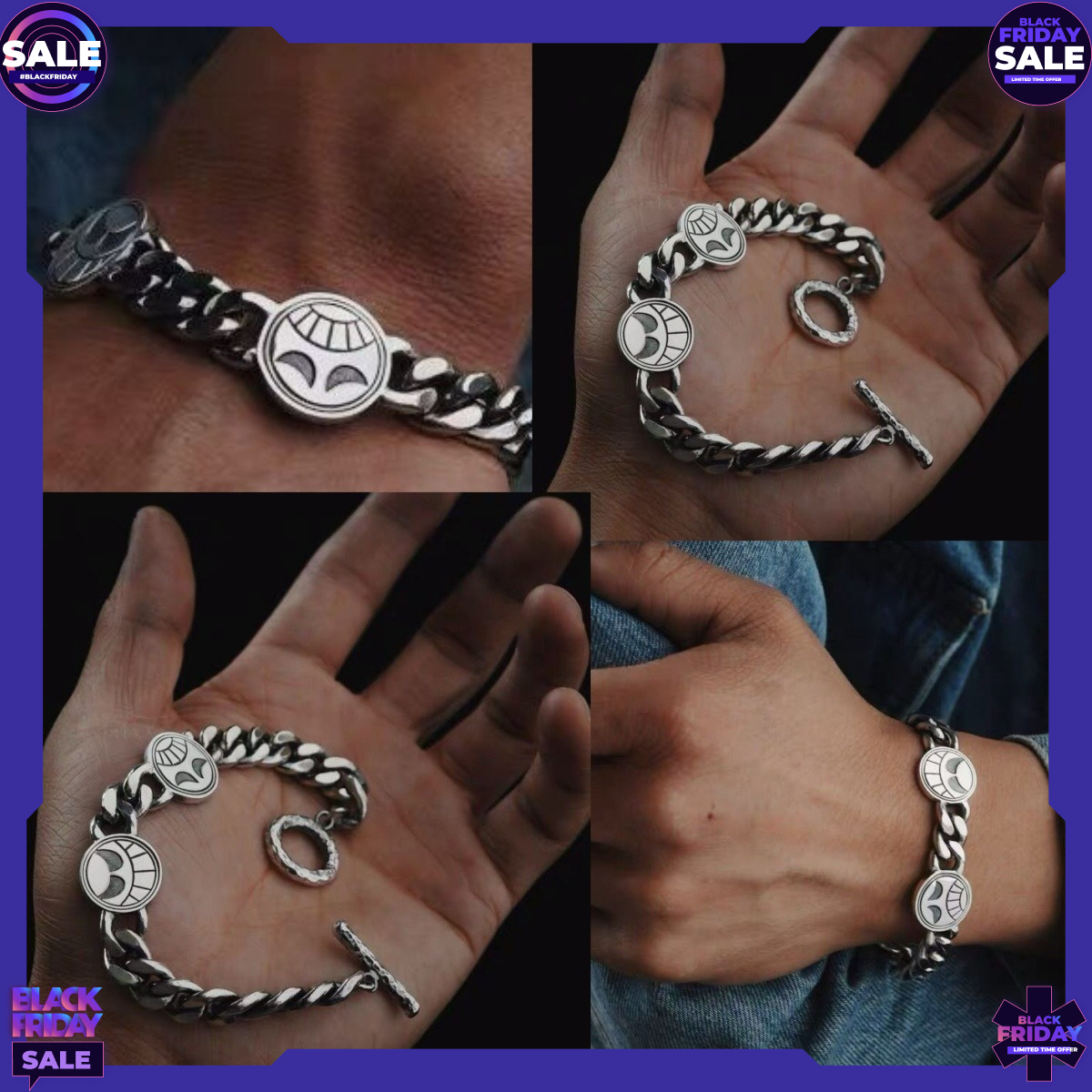 Gelang Ace One Piece Periferal - Men'S Accessories Jewelry Bracelet ulasan dan harga