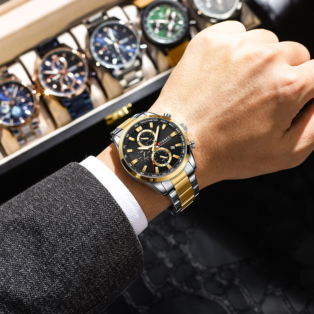 CURREN Jam Tangan Olahraga Chr - Men'S Accessories Jewelry Bracelet ulasan dan harga
