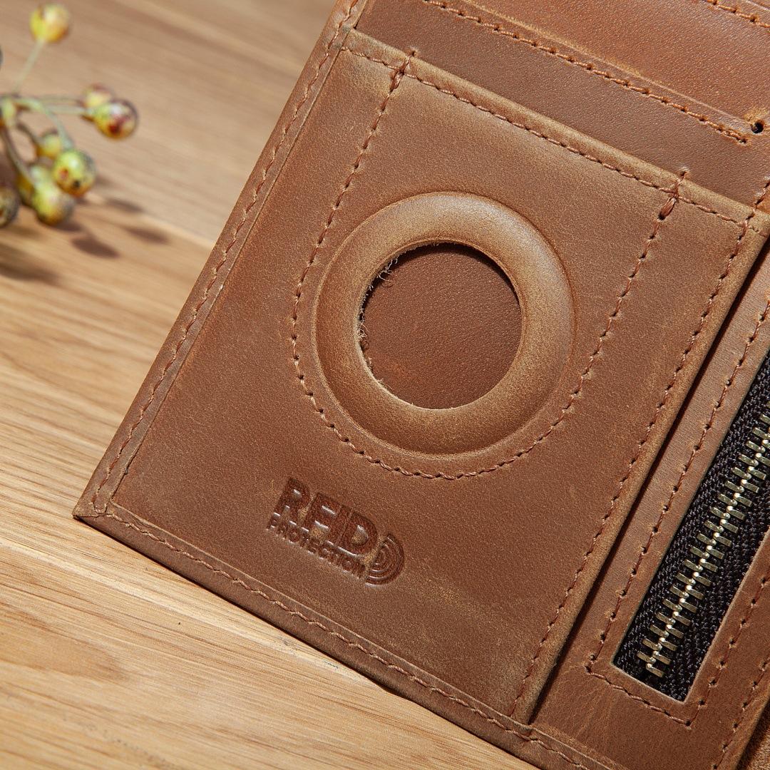 Dompet Paspor RFID untuk Pria, - Bifold Leather Wallet ulasan dan harga
