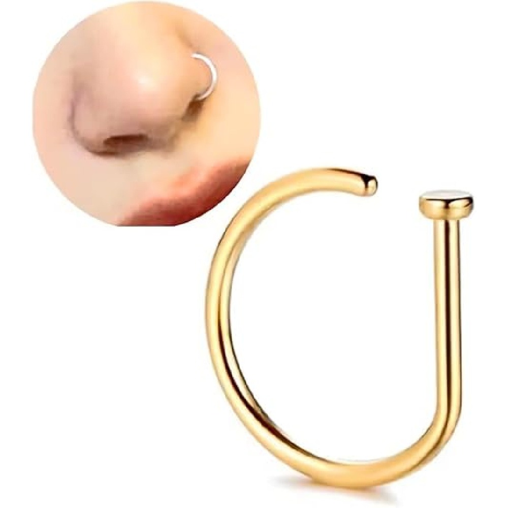 4 Paket Cincin Hidung Bentuk D - Men Accessories Pack ulasan dan harga