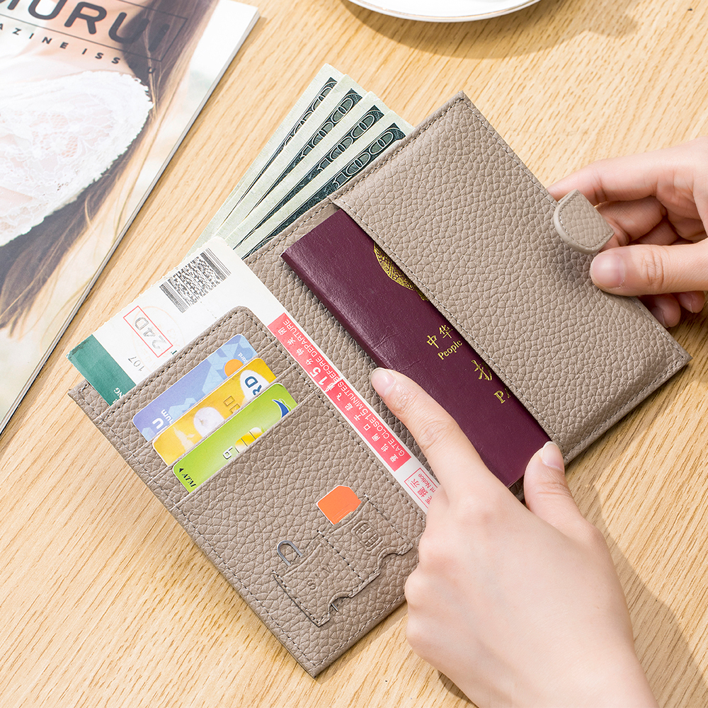 Dompet penyimpan paspor kulit  - Bifold Leather Wallet ulasan dan harga