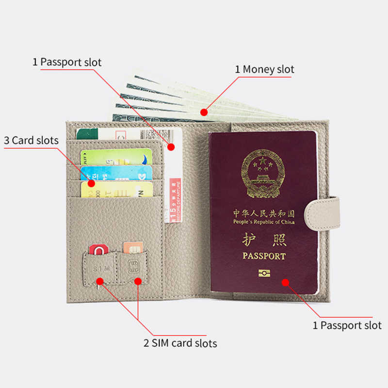 Dompet penyimpan paspor kulit  - Bifold Leather Wallet ulasan dan harga