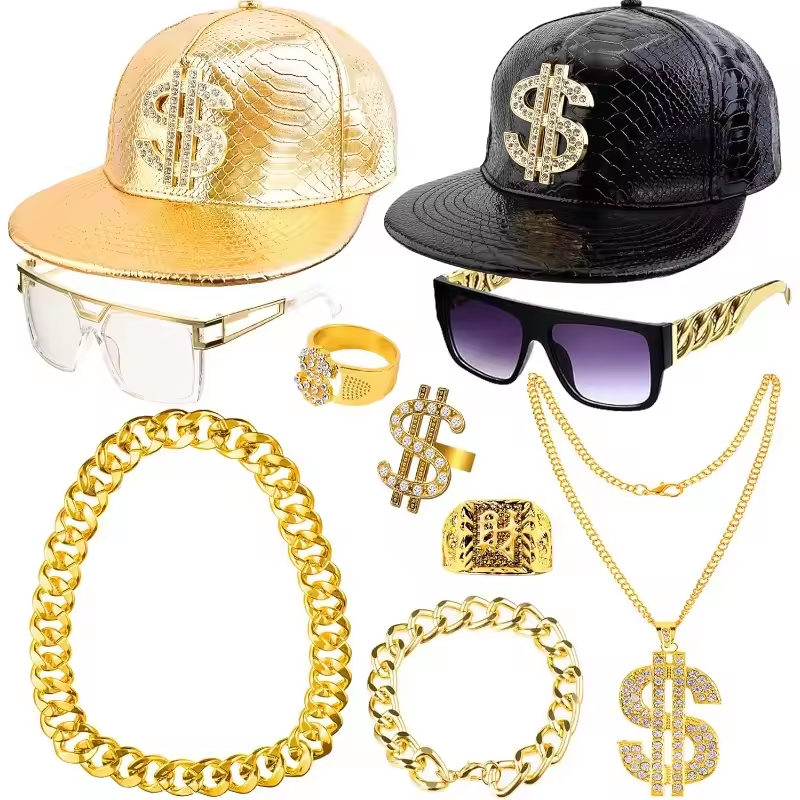 Perlengkapan Kostum Hip Hop Er - Men'S Accessories In The 90S ulasan dan harga