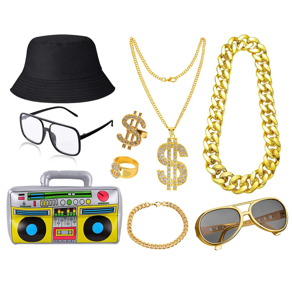 Perlengkapan Kostum Hip Hop Er - Men'S Accessories In The 90S ulasan dan harga