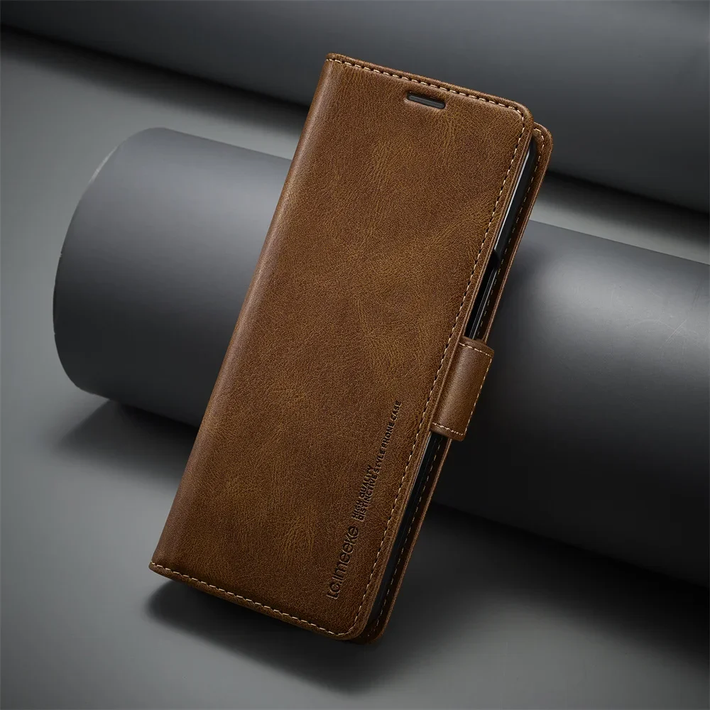 Casing Ponsel Dompet Kulit unt - Bifold Leather Wallet ulasan dan harga