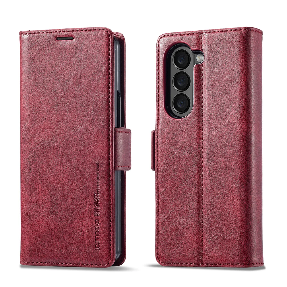Casing Ponsel Dompet Kulit unt - Bifold Leather Wallet ulasan dan harga