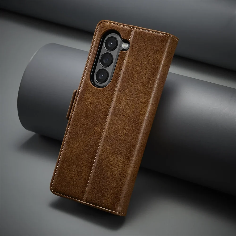 Casing Ponsel Dompet Kulit unt - Bifold Leather Wallet ulasan dan harga
