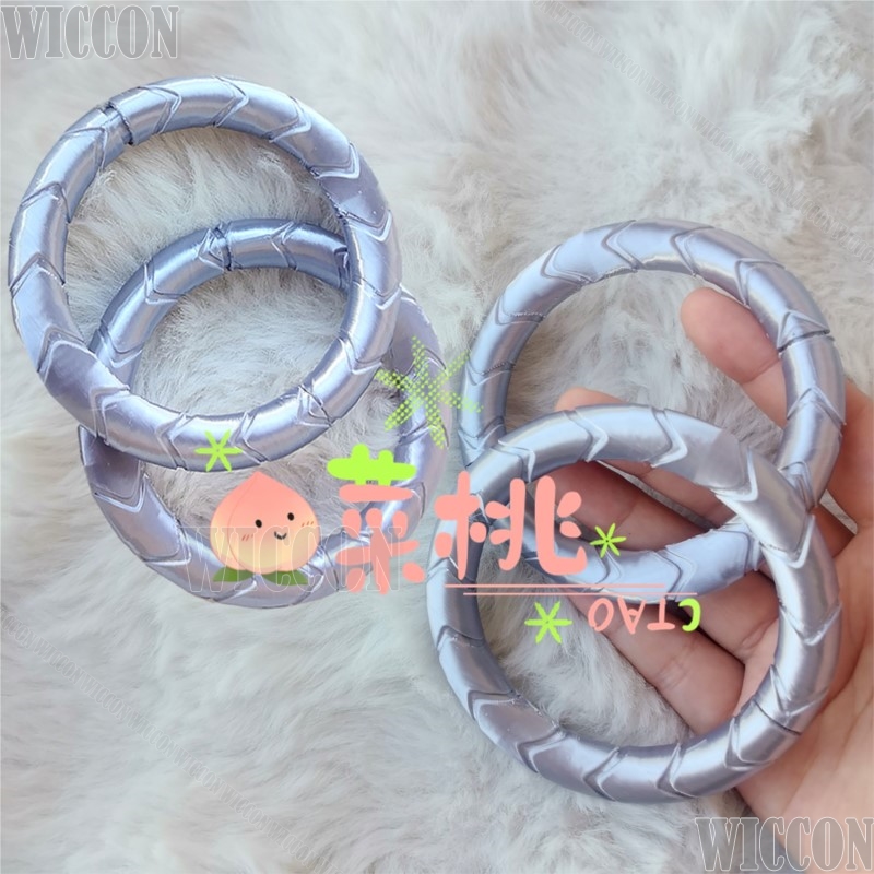 Kostum Cosplay Anime Gachiakut - Men Accessories In Silver ulasan dan harga