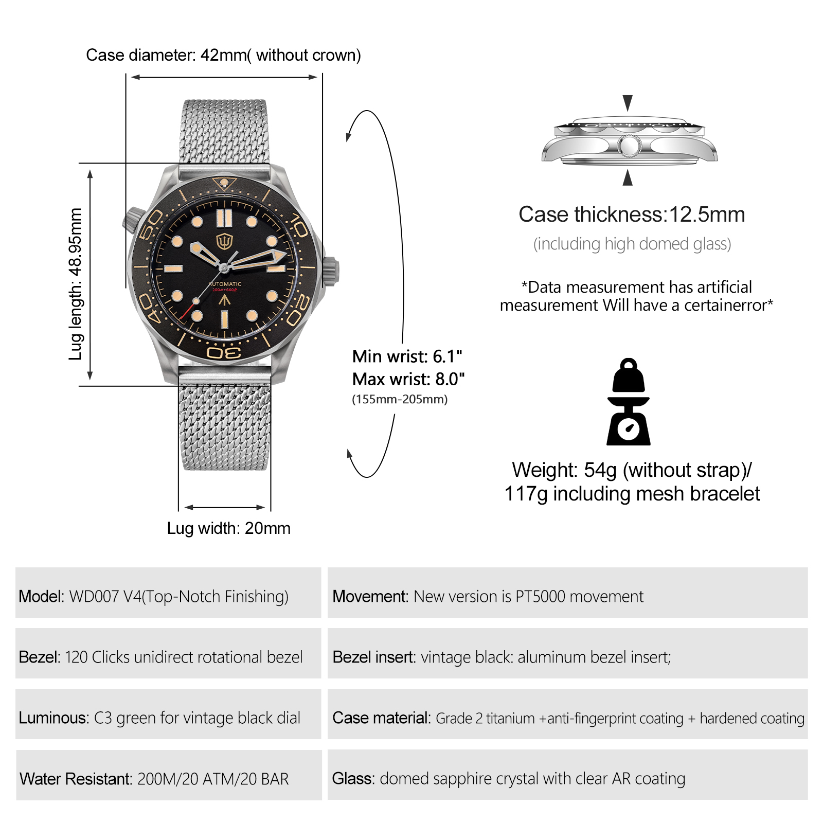 Watchdives WD007 V4 Jam Tangan - Men'S Accessories Jewelry Bracelet ulasan dan harga