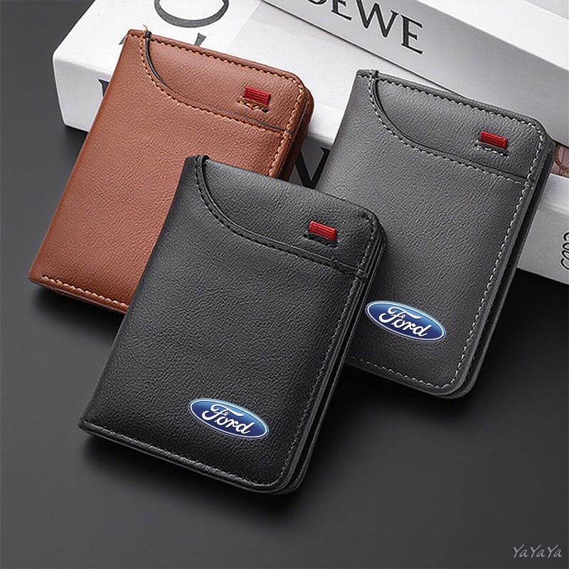 Dompet Kulit Tas Kartu ID SIM  - Bifold Leather Wallet ulasan dan harga