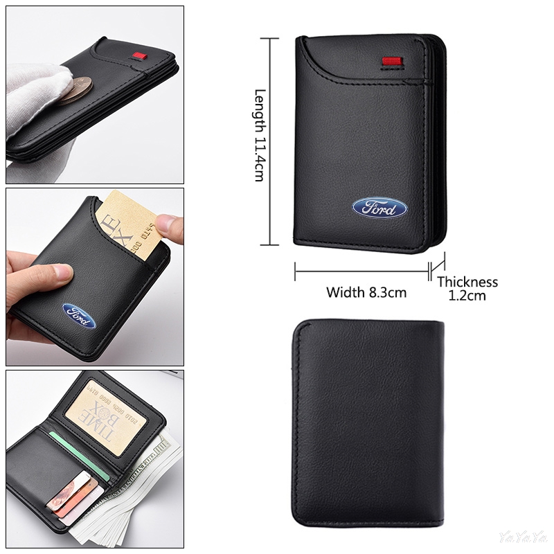 Dompet Kulit Tas Kartu ID SIM  - Bifold Leather Wallet ulasan dan harga