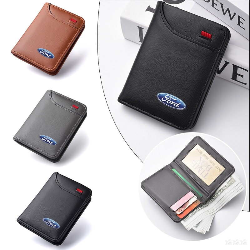 Dompet Kulit Tas Kartu ID SIM  - Bifold Leather Wallet ulasan dan harga