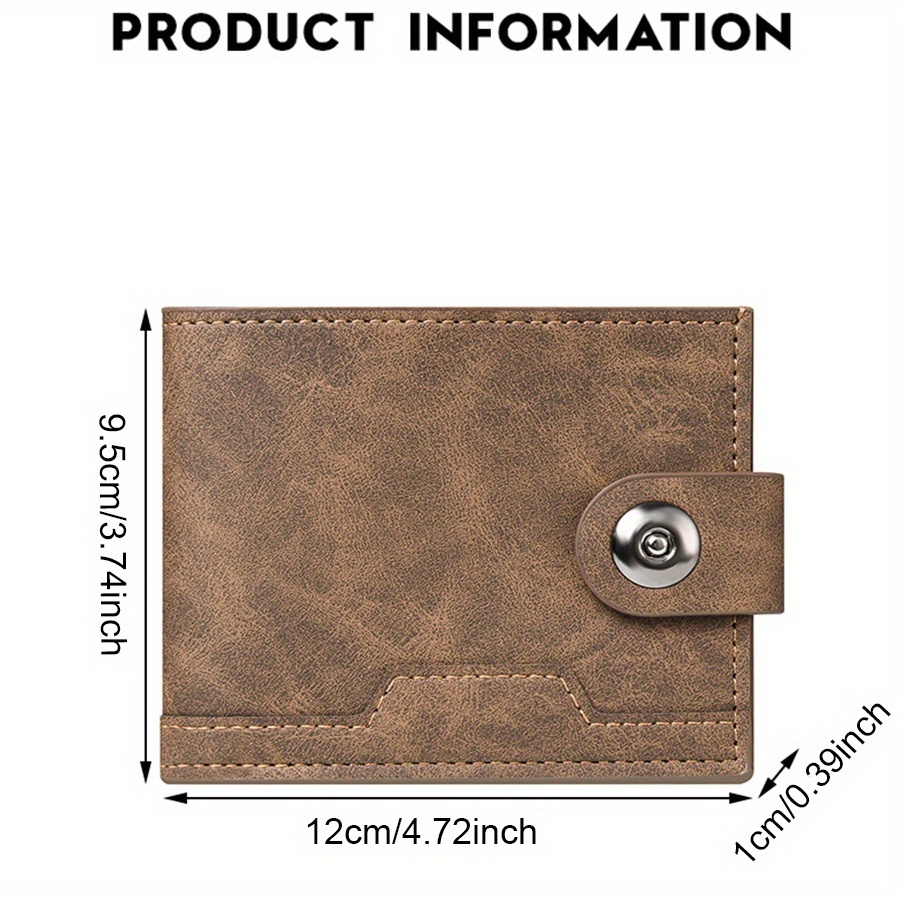 Dompet Lipat Dua Klasik Pria d - Bifold Leather Wallet ulasan dan harga