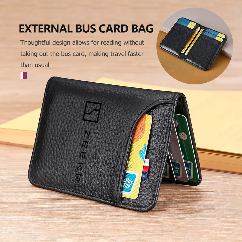 Dompet Lipat Kartu Kredit Pria - Bifold Leather Wallet ulasan dan harga