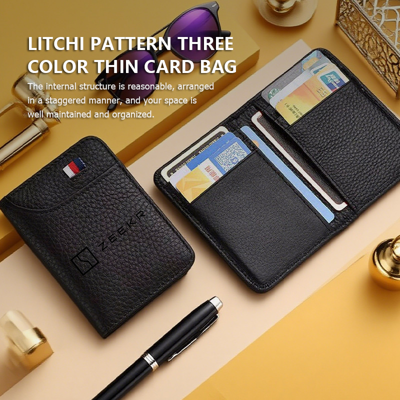 Dompet Lipat Kartu Kredit Pria - Bifold Leather Wallet ulasan dan harga