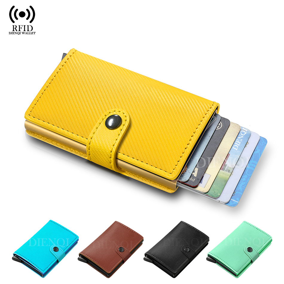 Dompet Kartu Bisnis Kulit PU,  - Card Case Minimalist ulasan dan harga