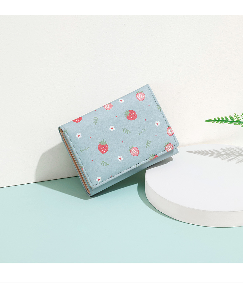 Dompet Wanita Lipat Tiga Lucu  - Bifold Leather Wallet ulasan dan harga